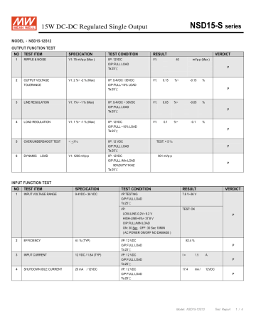 NSD15-12S12 Datasheet | Manualzz