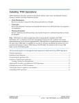 TMW Operations Installation Guide