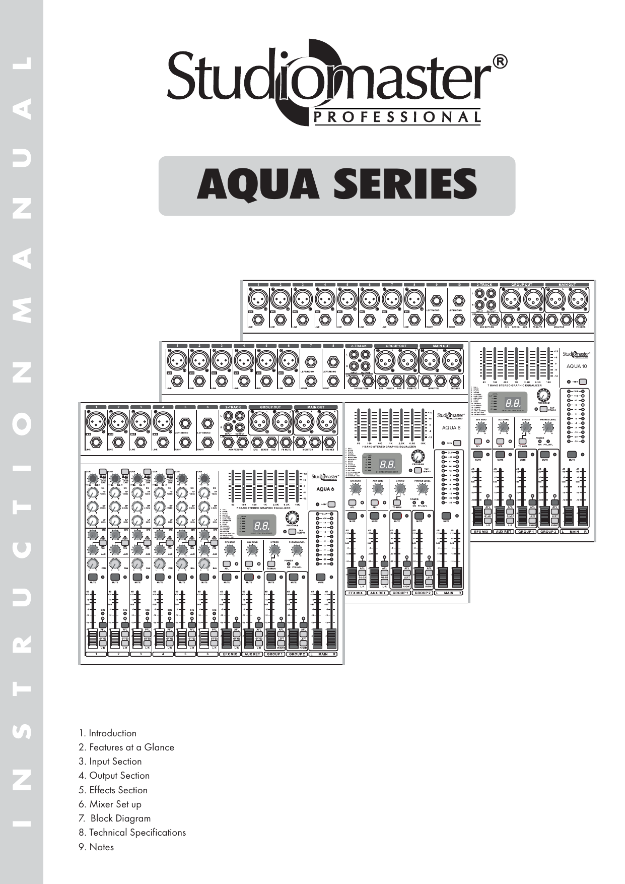 Aqua Series Manual Studiomaster Professional Manualzz