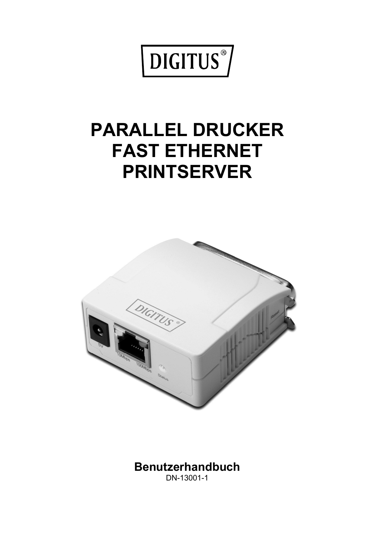 Digitus DN130011 Fast Print Server, parallel