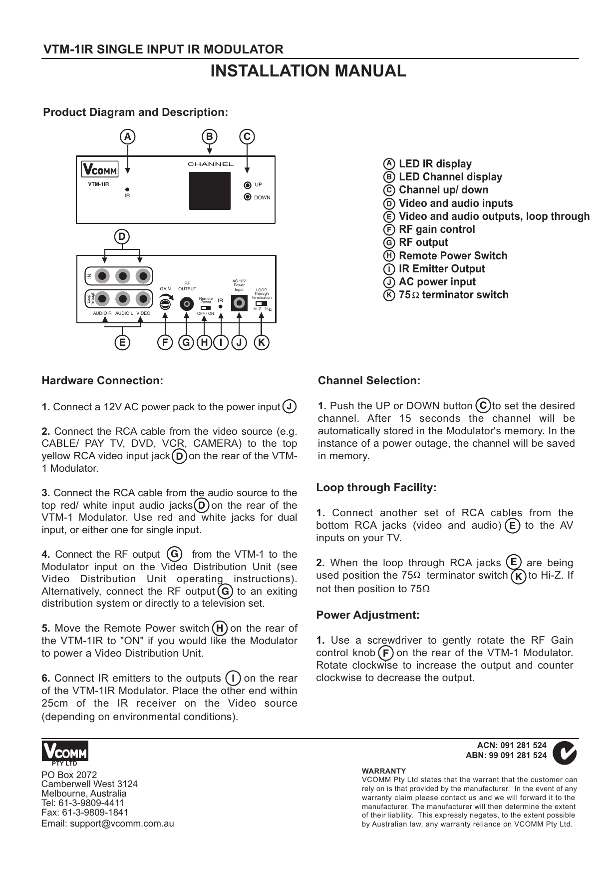 Installation Manual Manualzz