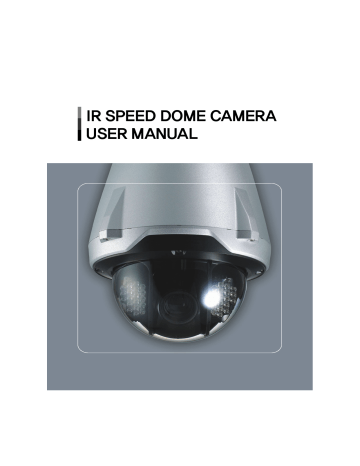 ir speed dome camera user manual | Manualzz
