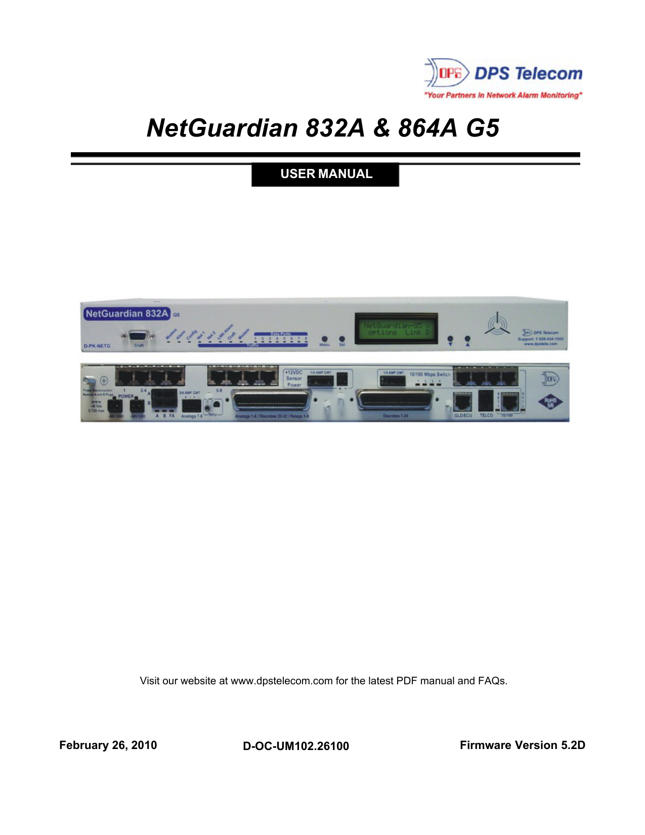 NetGuardian 832A/864A G5 Manualzz