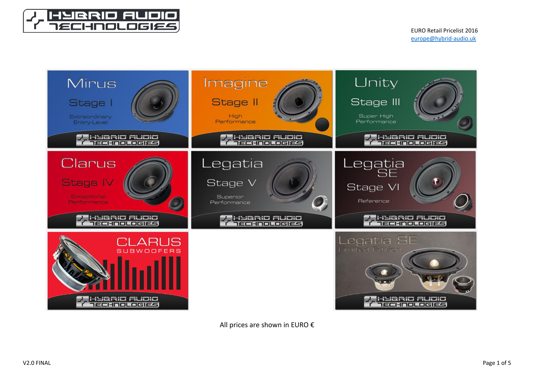 hybrid audio clarus 6.5