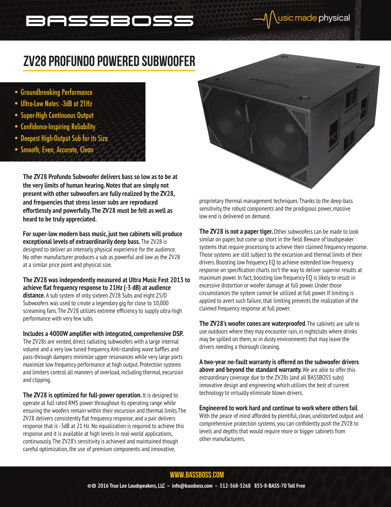 bassboss zv28