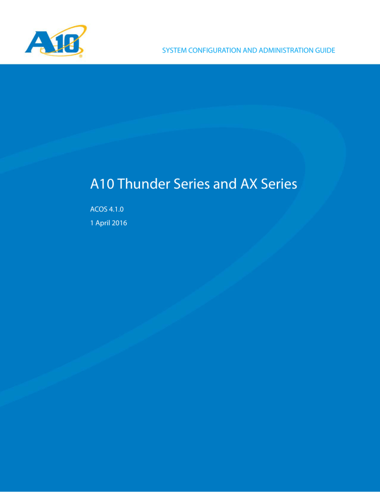 A10-System-Administration PDF Demo