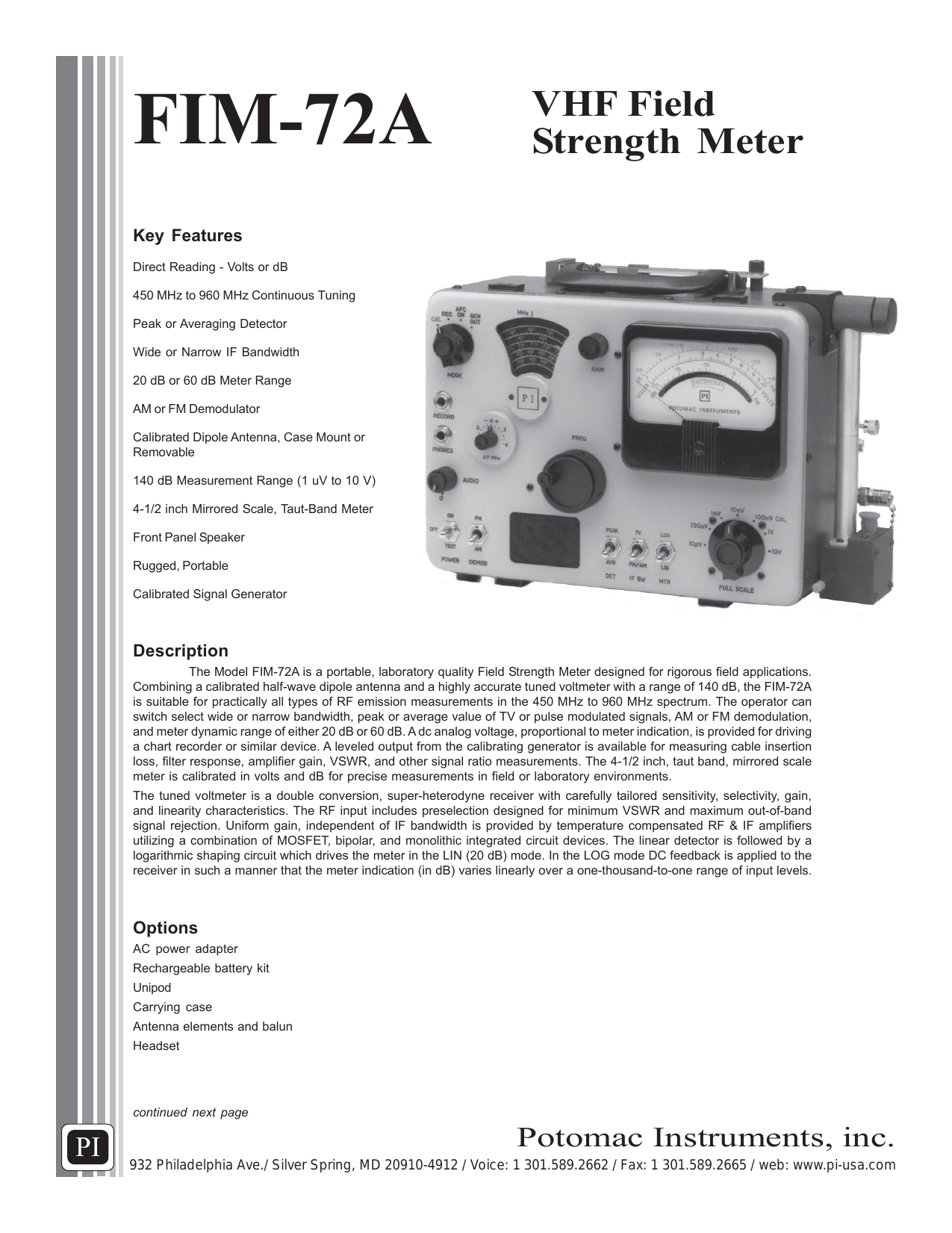 Business & Industrial Test, Measurement & Inspection Signal Level