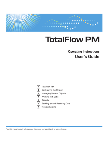 Ricoh Total Flow Solutions User's Guide | Manualzz