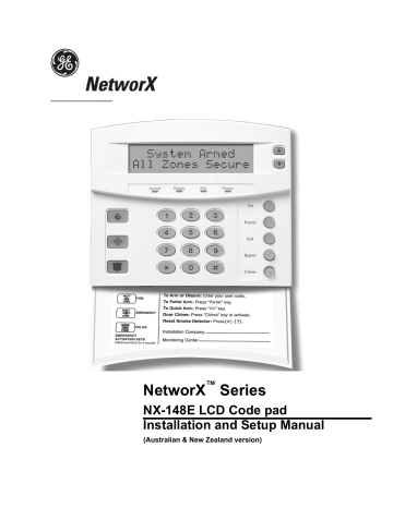 NX-1811E,Networkx Voice Touchpad with Intercom Interlogix 1 Skbawa-b048-mr. 