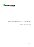 Forcepoint Web Security Cloud Help