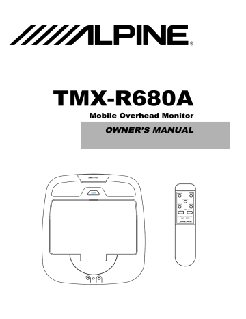 Alpine TMX-R680A Owner's Manual | Manualzz