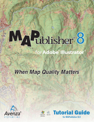 import map data roads in mapublisher tutorial