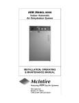 ADK 6000 Air Dryer Manual