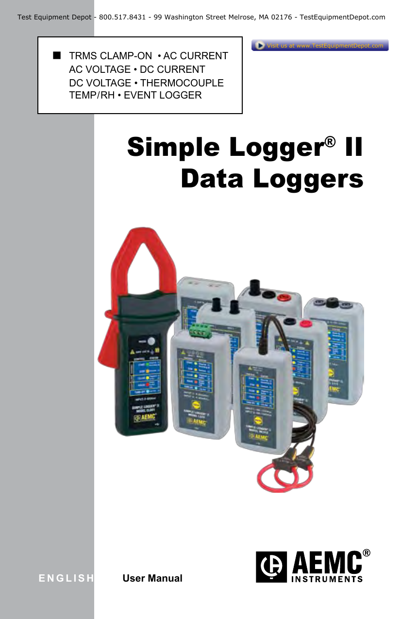 Simple Logger® II Data Loggers Manualzz