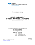Teledyne 300E M300E, 300E M300EM Technical Manual