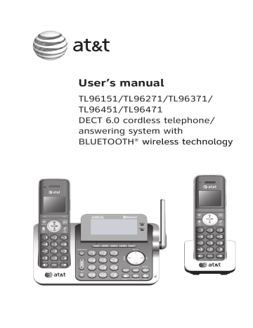 AT&T TL96271 User manual | Manualzz