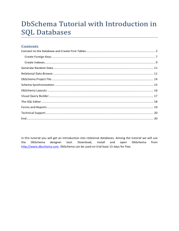 dbschema download