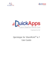 QuickApps for SharePoint 6.7 User Guide