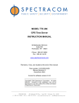 Spectracom TTS 200 GPS Time Server Manual: AI Chat