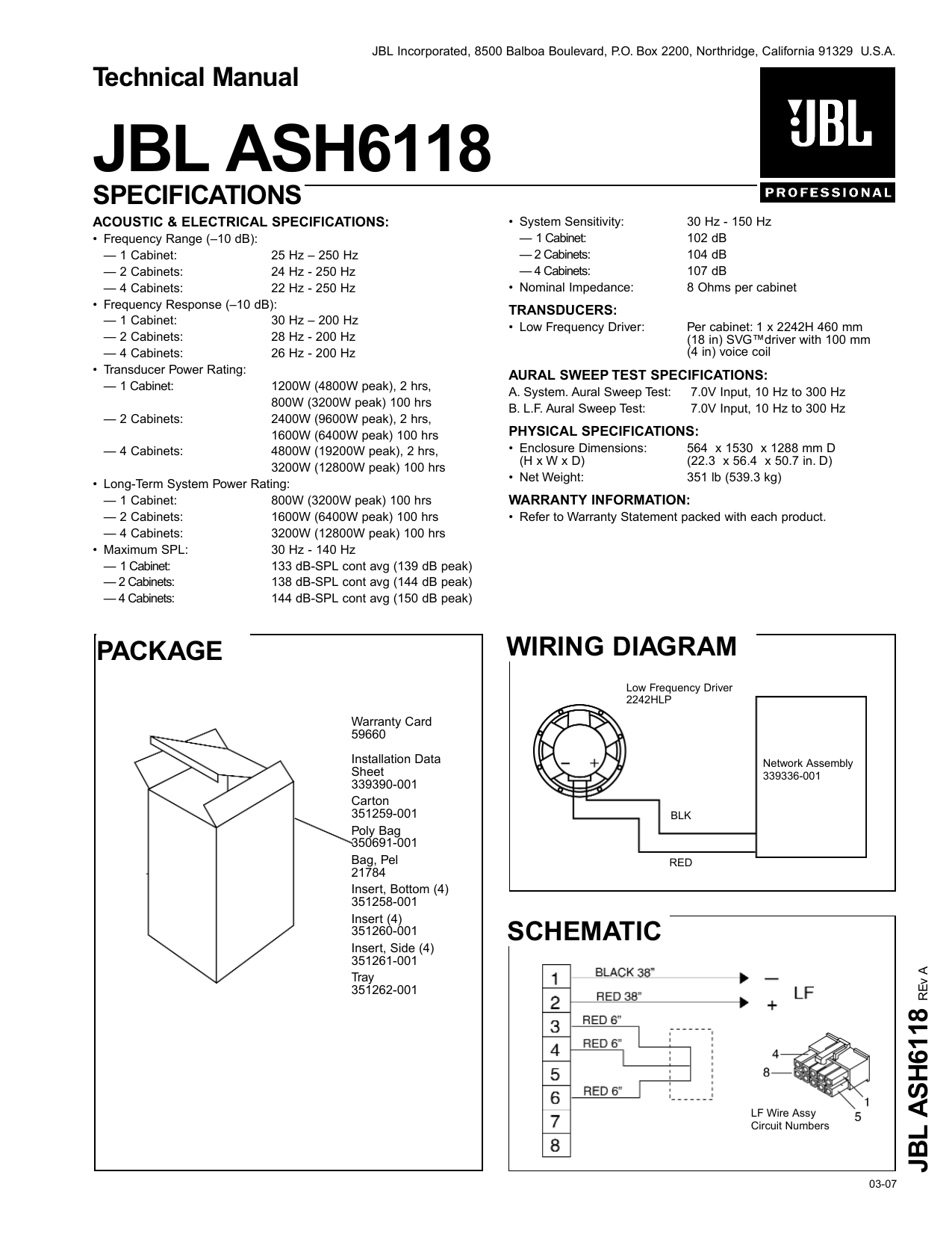 jbl ash 6118