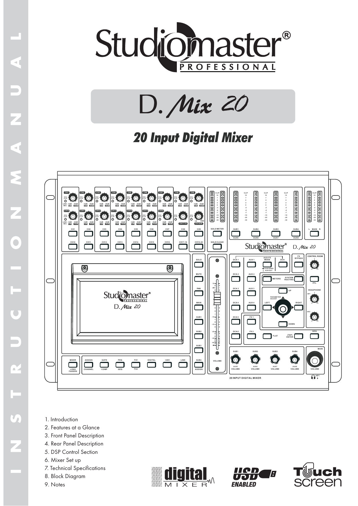 D Mix Manual Cdr Studiomaster Professional Manualzz