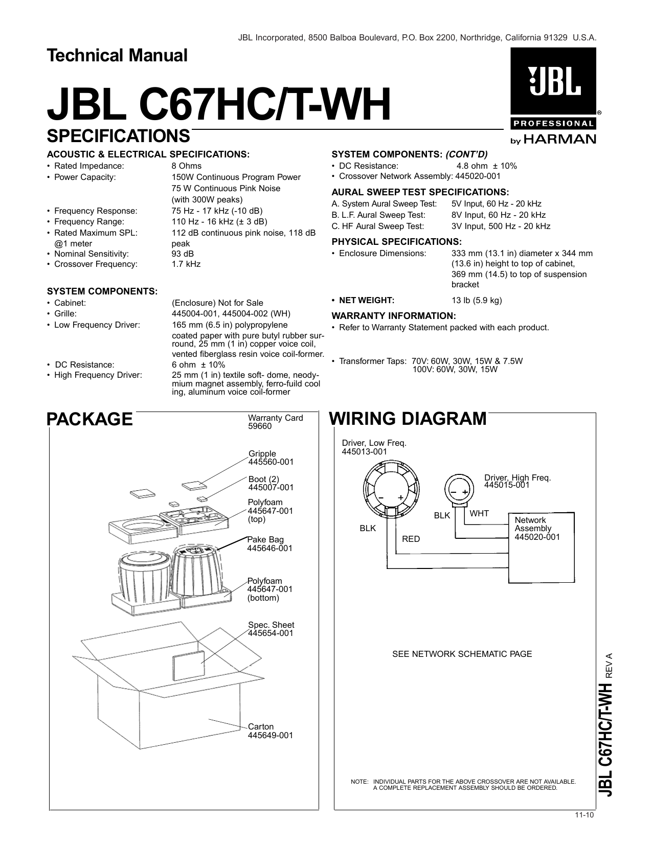 jbl c62p
