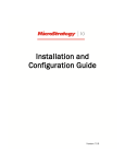 MicroStrategy 10.8 Installation Guide | AI Chat &amp; PDF Access