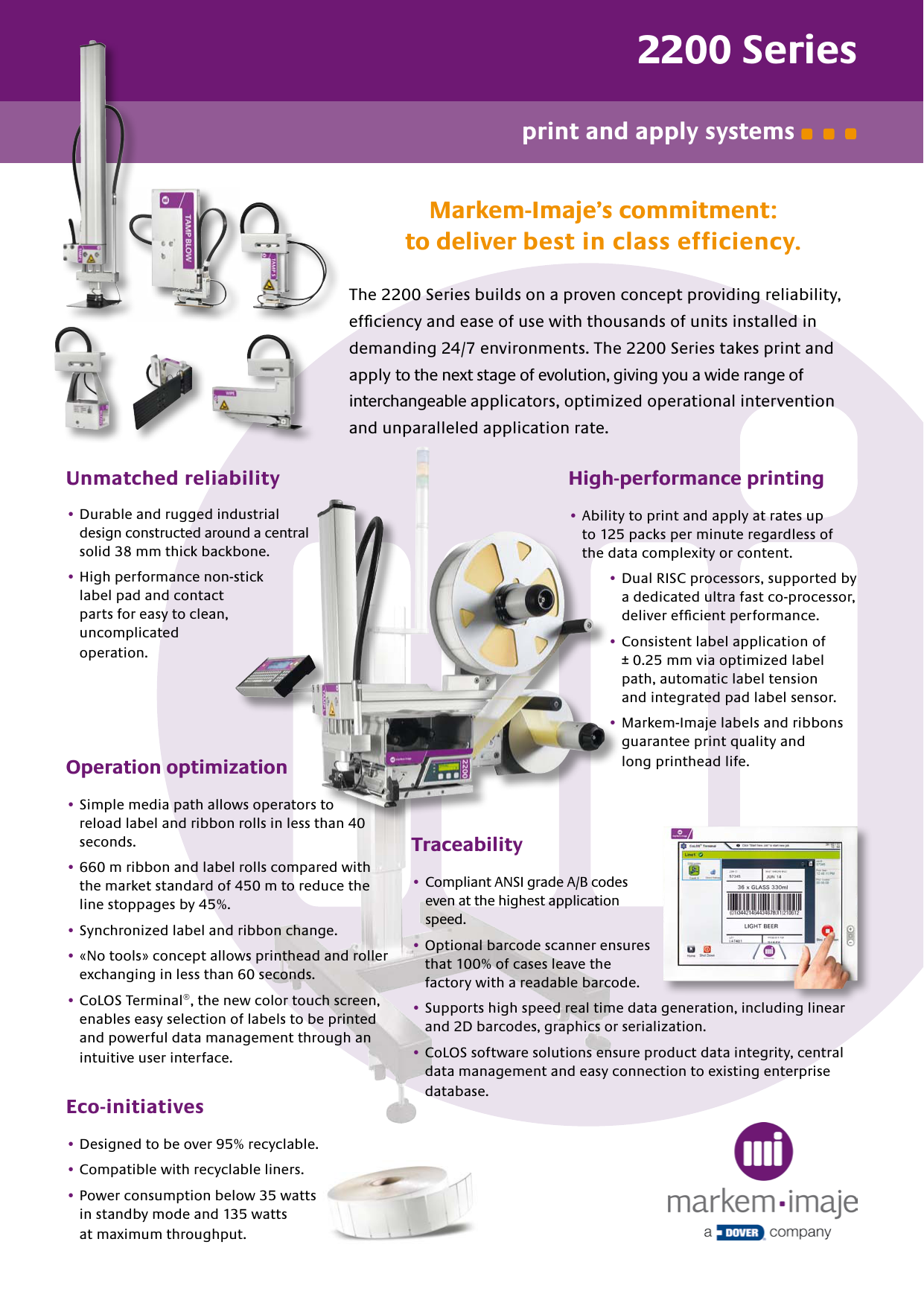 2200 Series Markem Manualzz