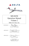 Delta Air Lines MD-88 90 Operations Manual