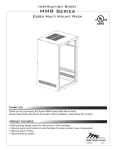 Essex MMR Series Multi Mount Rack Instruction Sheet