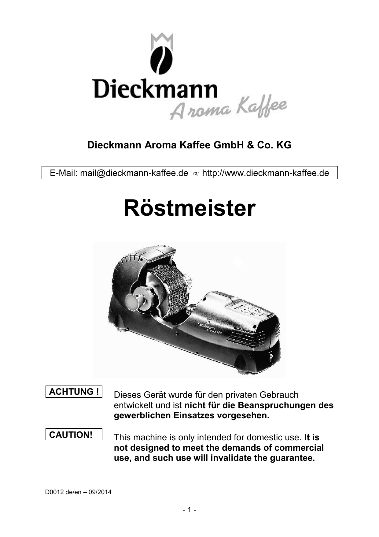 Coffee machines  Dieckmann Aroma Kaffee