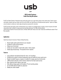 Cad Audio U37 Instructions Specification User Guide User Manual Manualzz Com