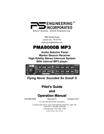 PMA8000 MP-3 PG_Rev6.pub | Manualzz