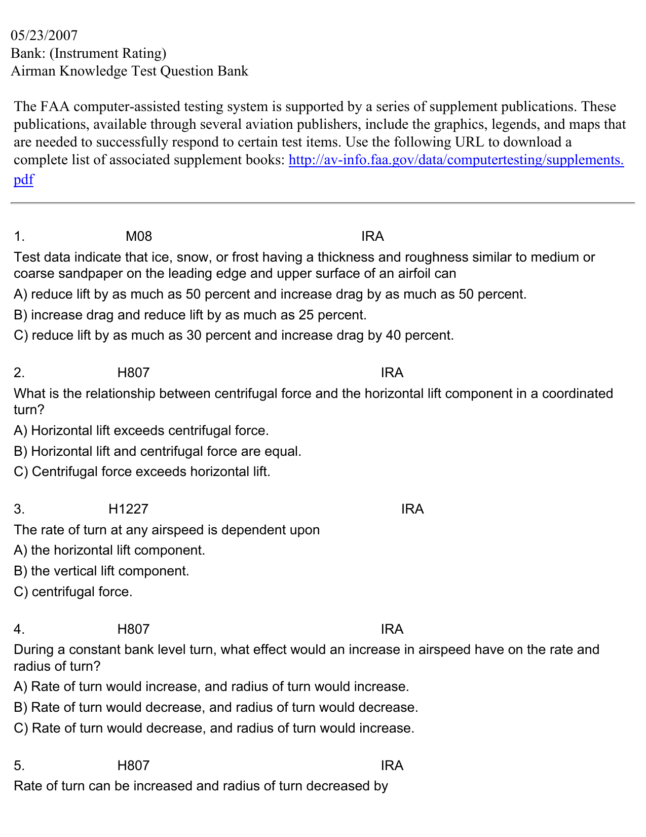 ifr supplement pdf ifr supplement pdf