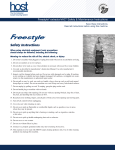 Host Freestyle extractorVAC Safety &amp; Maintenance Instructions
