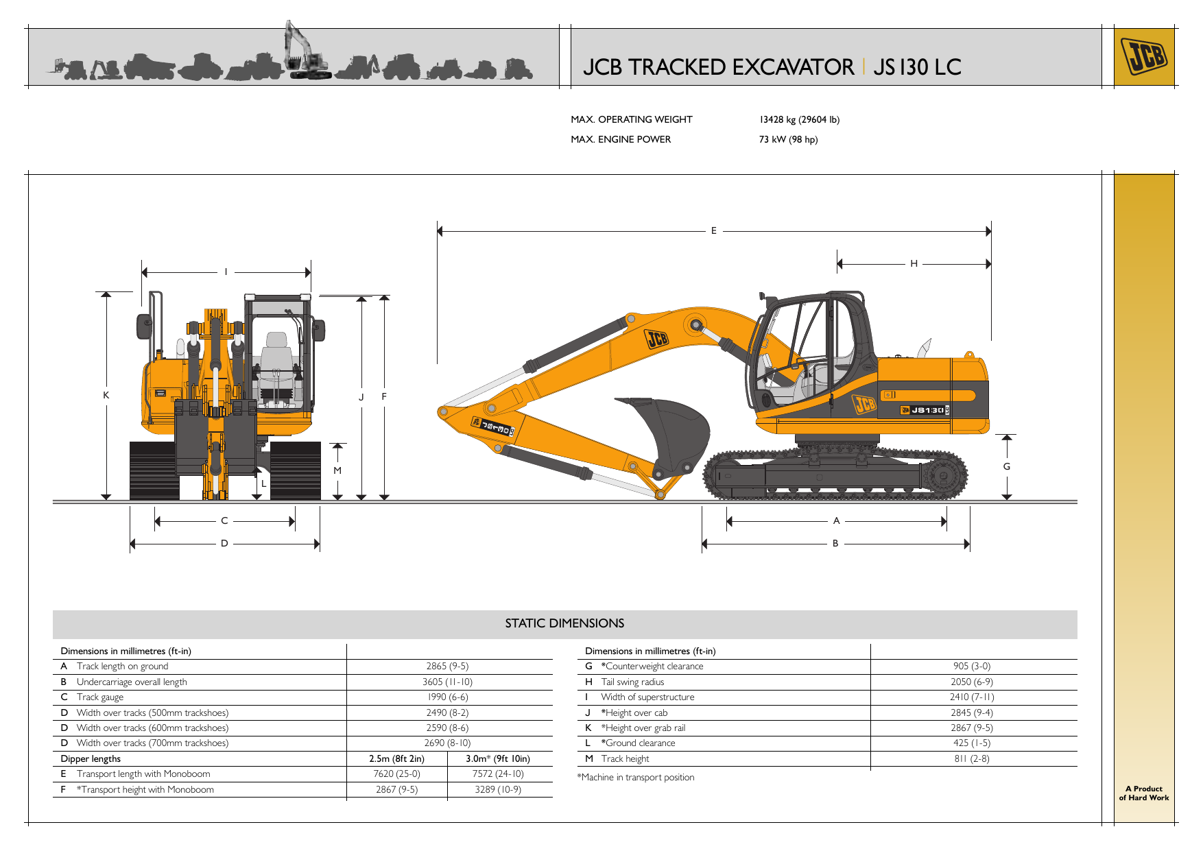 Jcb Tracked Excavator Js130 Lc Manualzz