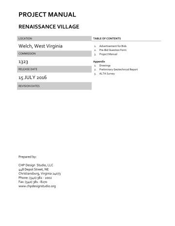 Section 000101 Project Title Page Manualzz