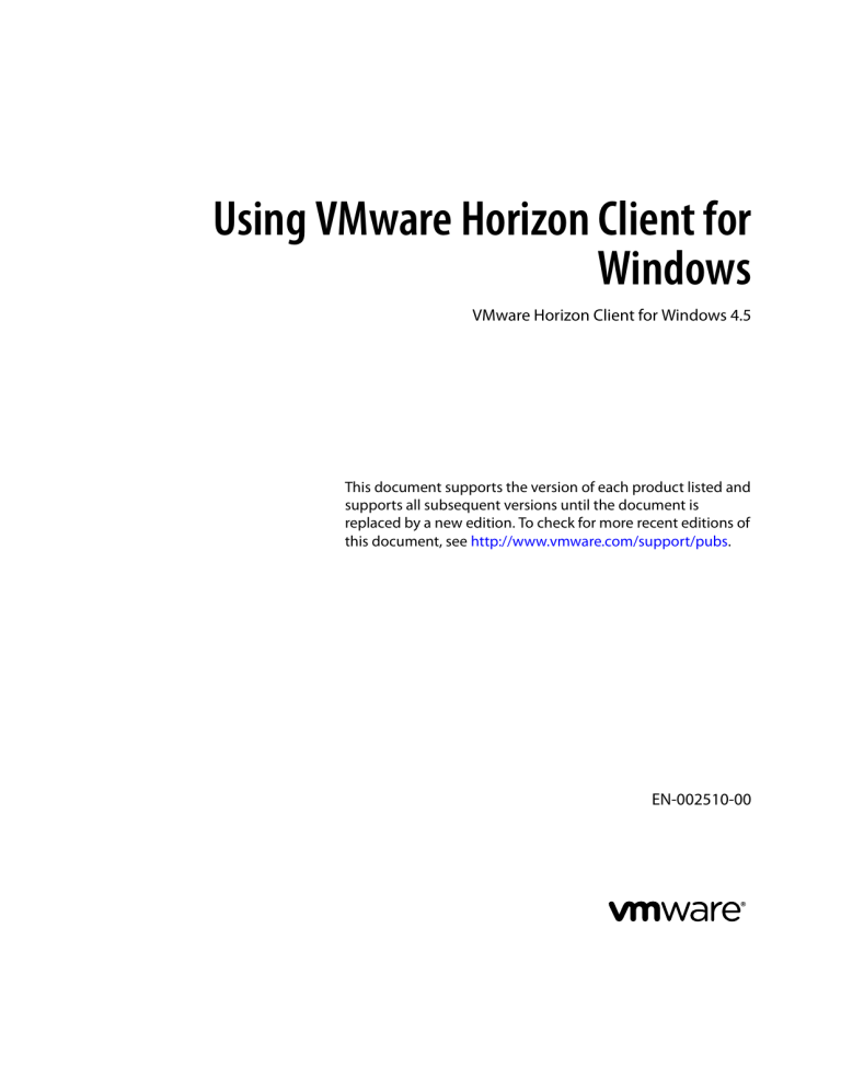 vmware horizon client 5.4.4 download