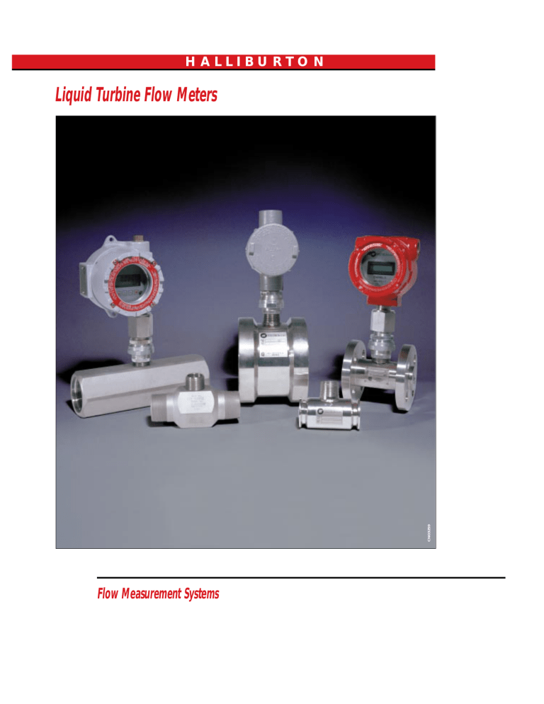 Halliburton Liquid Turbine Flow Meters Manualzz