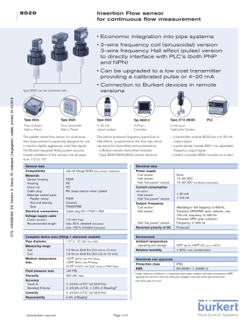 Type 8020 | Manualzz