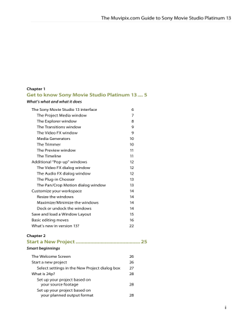 The Muvipix Com Guide To Sony Movie Studio Platinum 13 Get To Manualzz