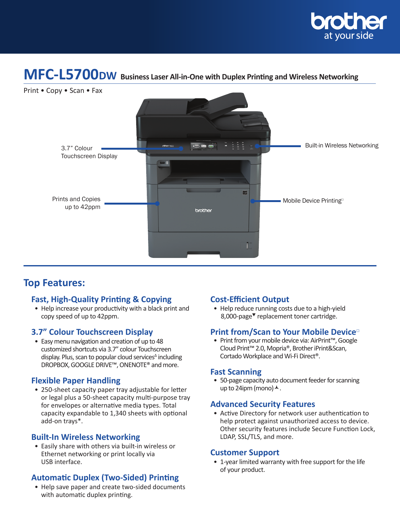 brother l5700dw toner