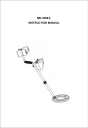 Metal Detector MD-3009 II Instruction Manual | Manualzz