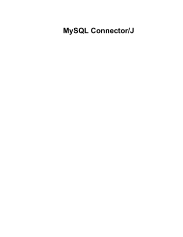 mysql connector j for mac