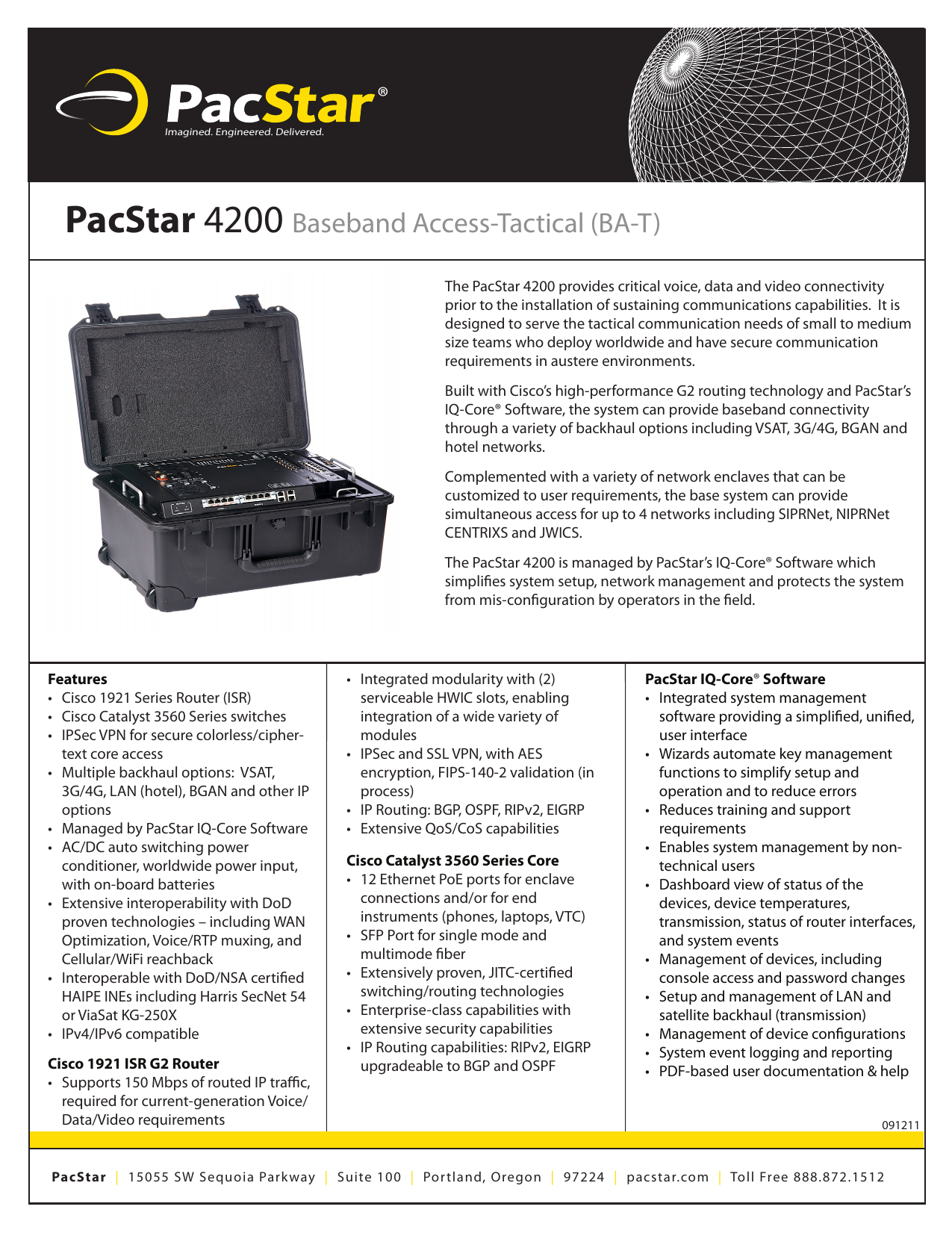 Pacstar 4200 Baseband Access Tactical Ba T Manualzz Com