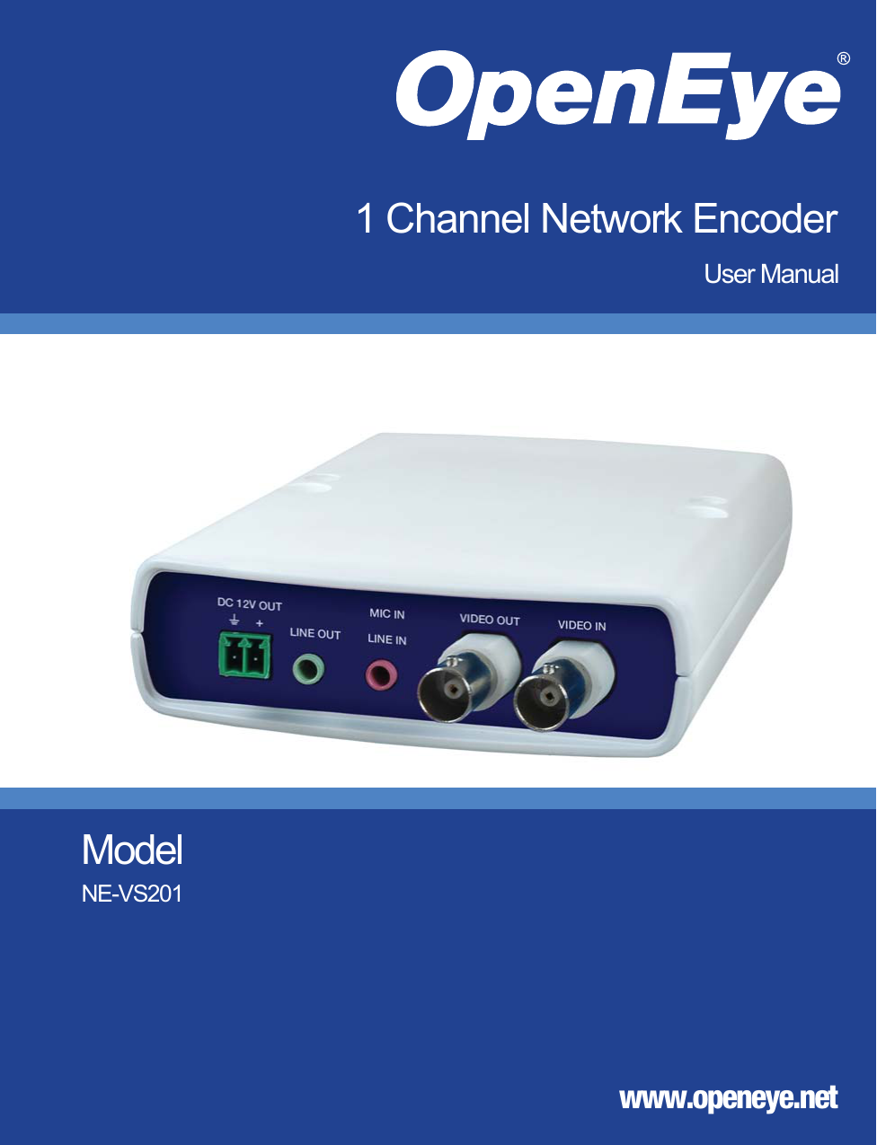 OpenEye NEVS201 User manual Manualzz