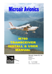 Microair M760, M760-N2 Transceiver Manual | AI Chat &amp; PDF