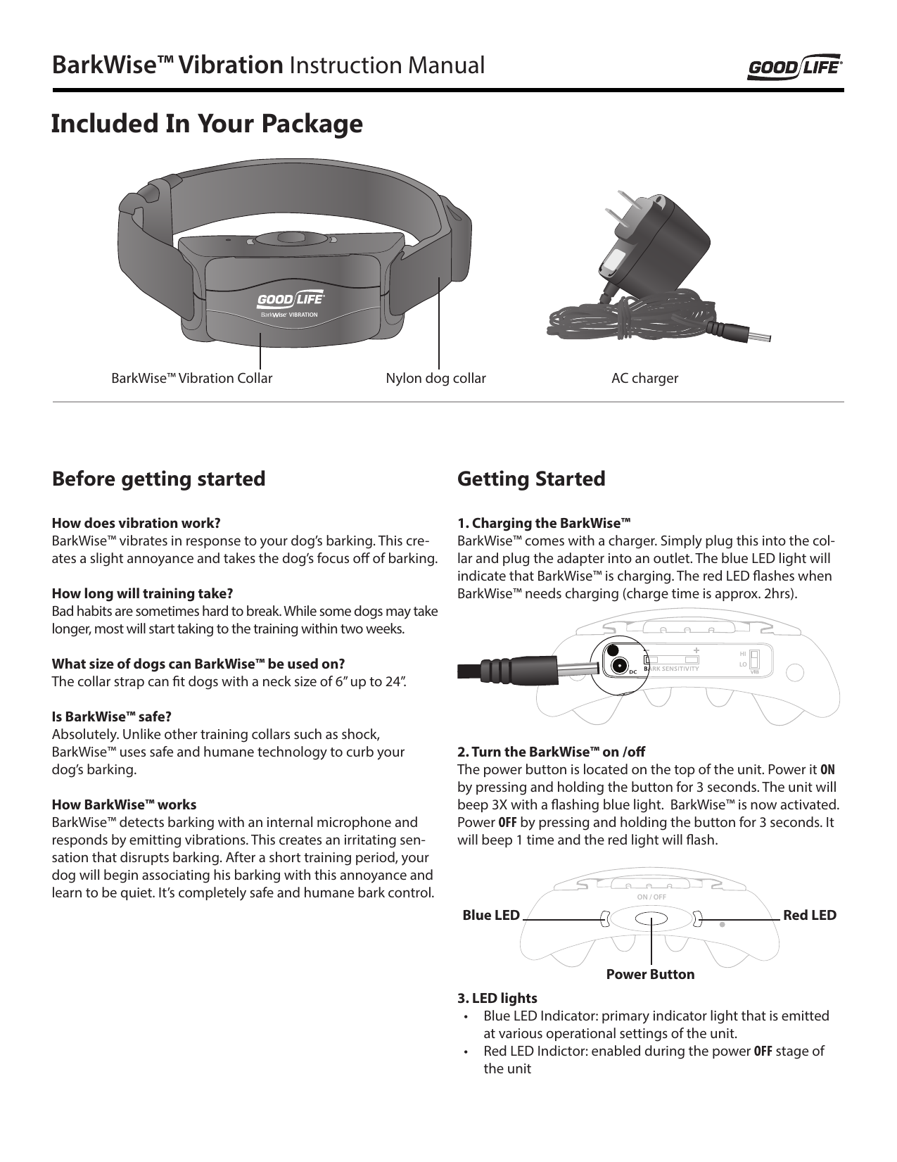 barkwise vibration collar