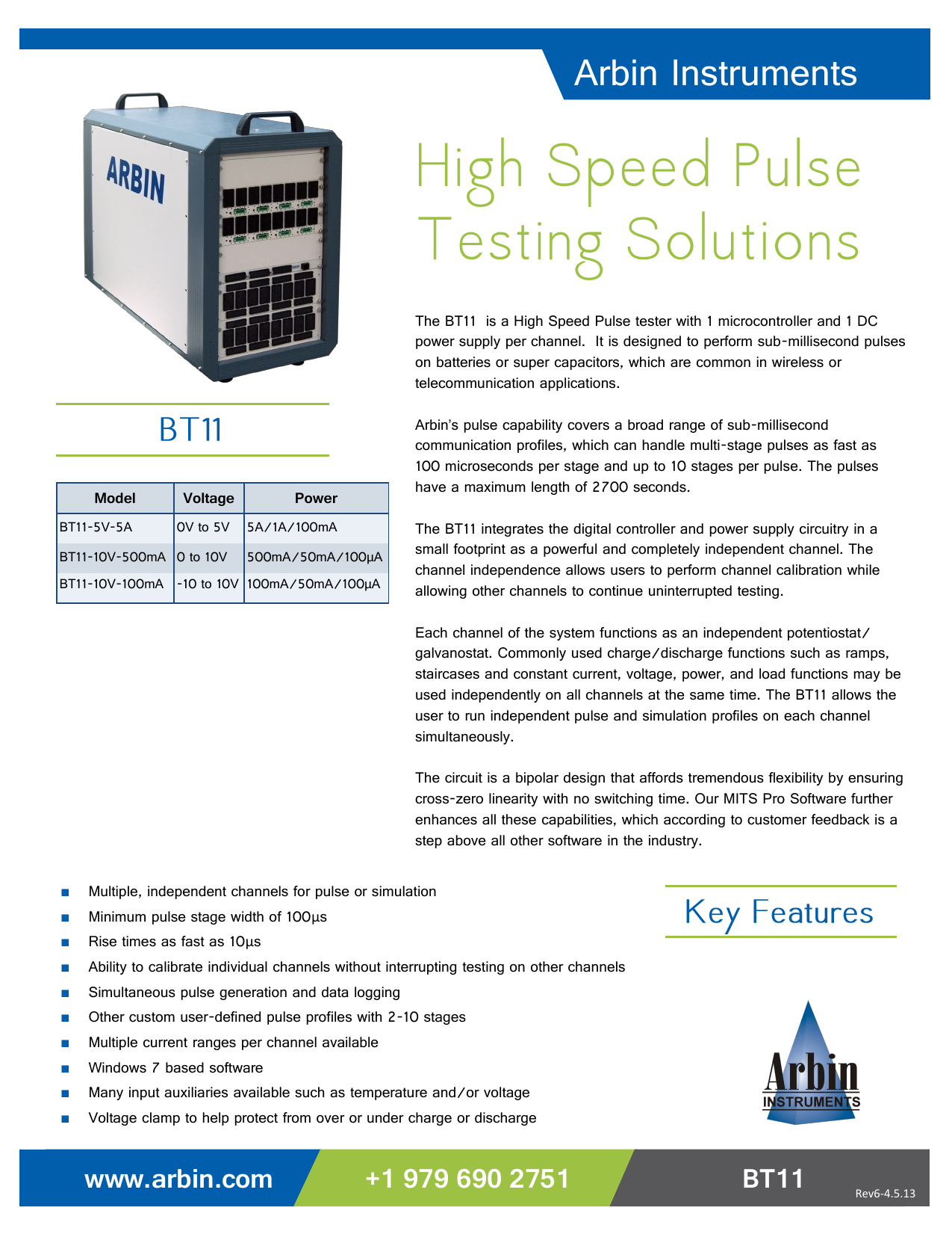 Arbin Bt 2000 User Manual