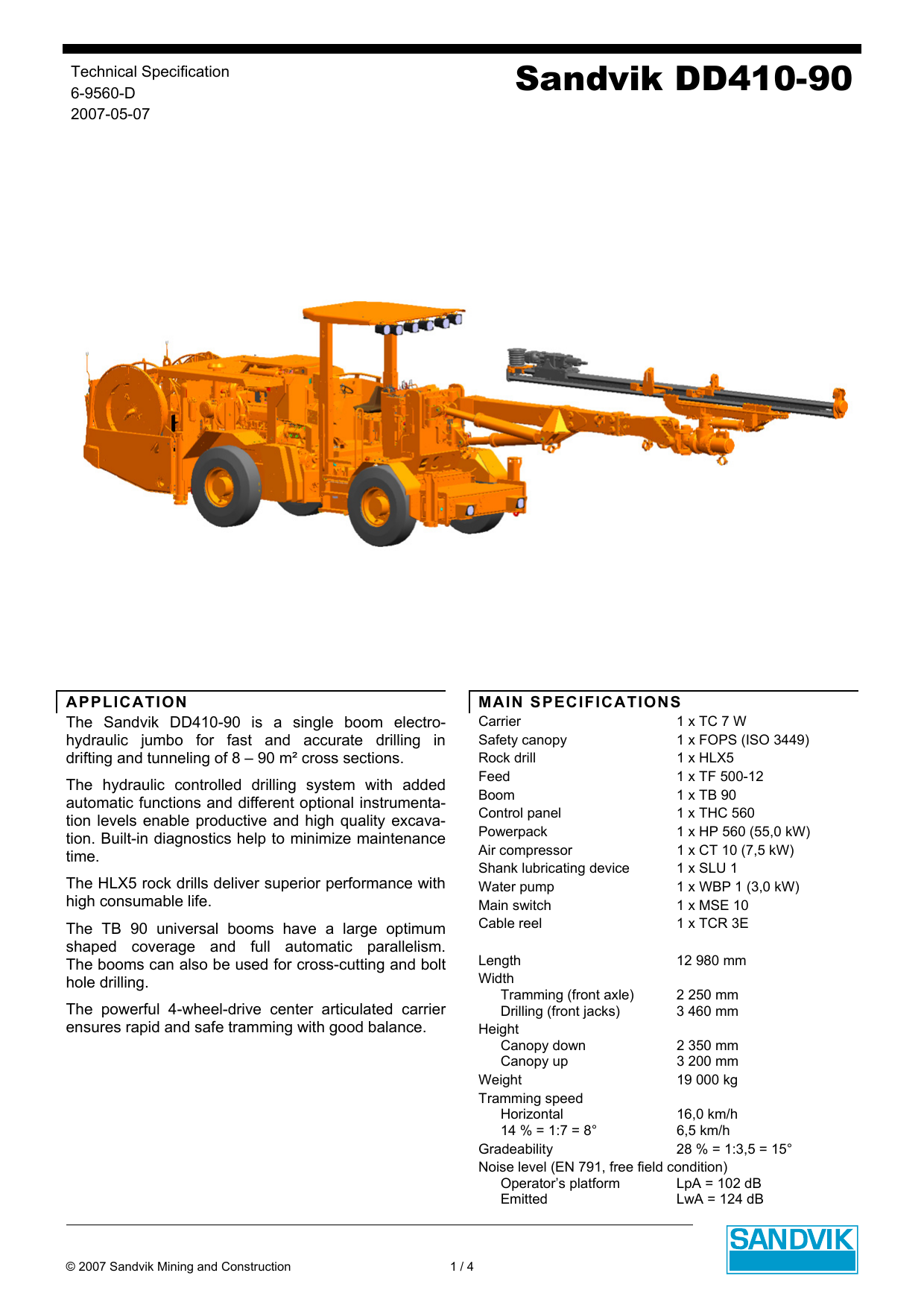 Sandvik DD41090 Sandvik Mining and Construction Manualzz